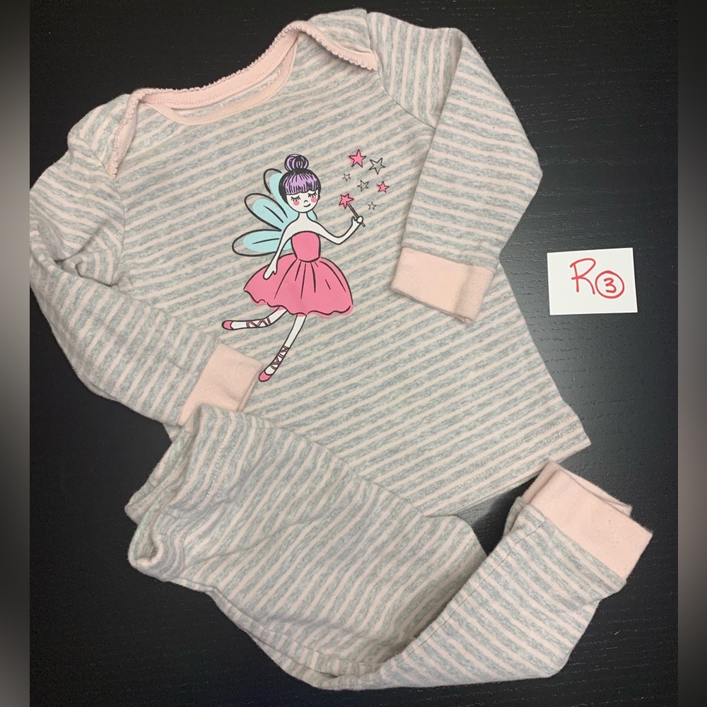 ⭐️2/$8.00⭐️ George 6-12m Striped Two Piece Pajama Set